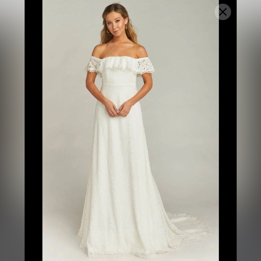 Show me your Mumu lace gown Mumu Bride sz 14